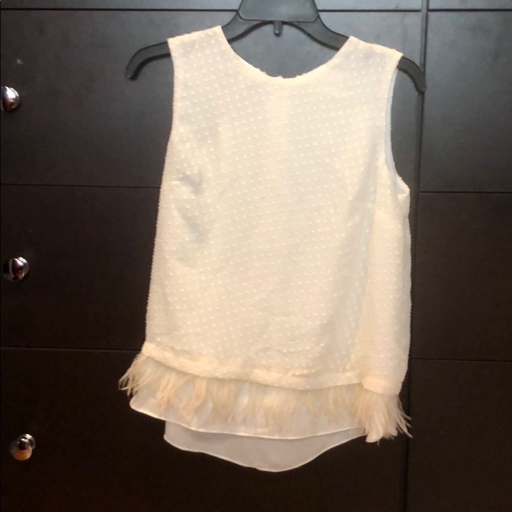 Sara Campbell NWT Cream Top